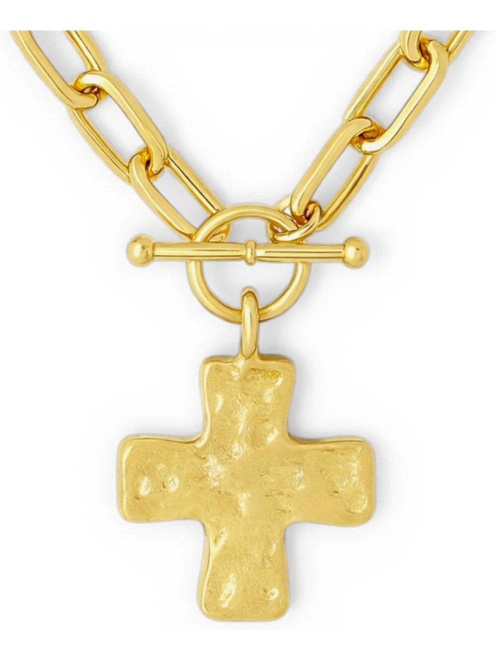 Chunky Gold Chain Necklace for Women | Statement Link Charm with Toggle Clasp